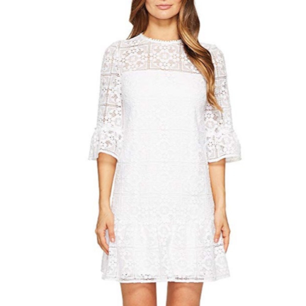 Kate Spade white lace dress